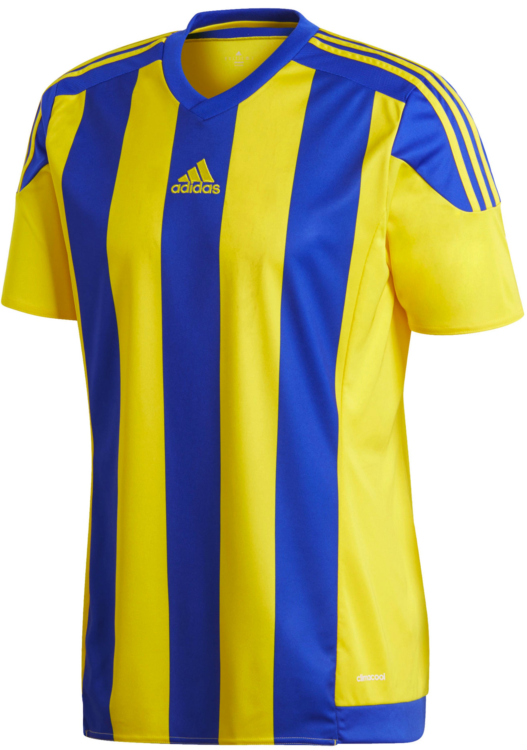 Adidas Men's Striped 15 Soccer Jersey S16142 - Lightweight Breathable Football Shirt for Training & Match Play