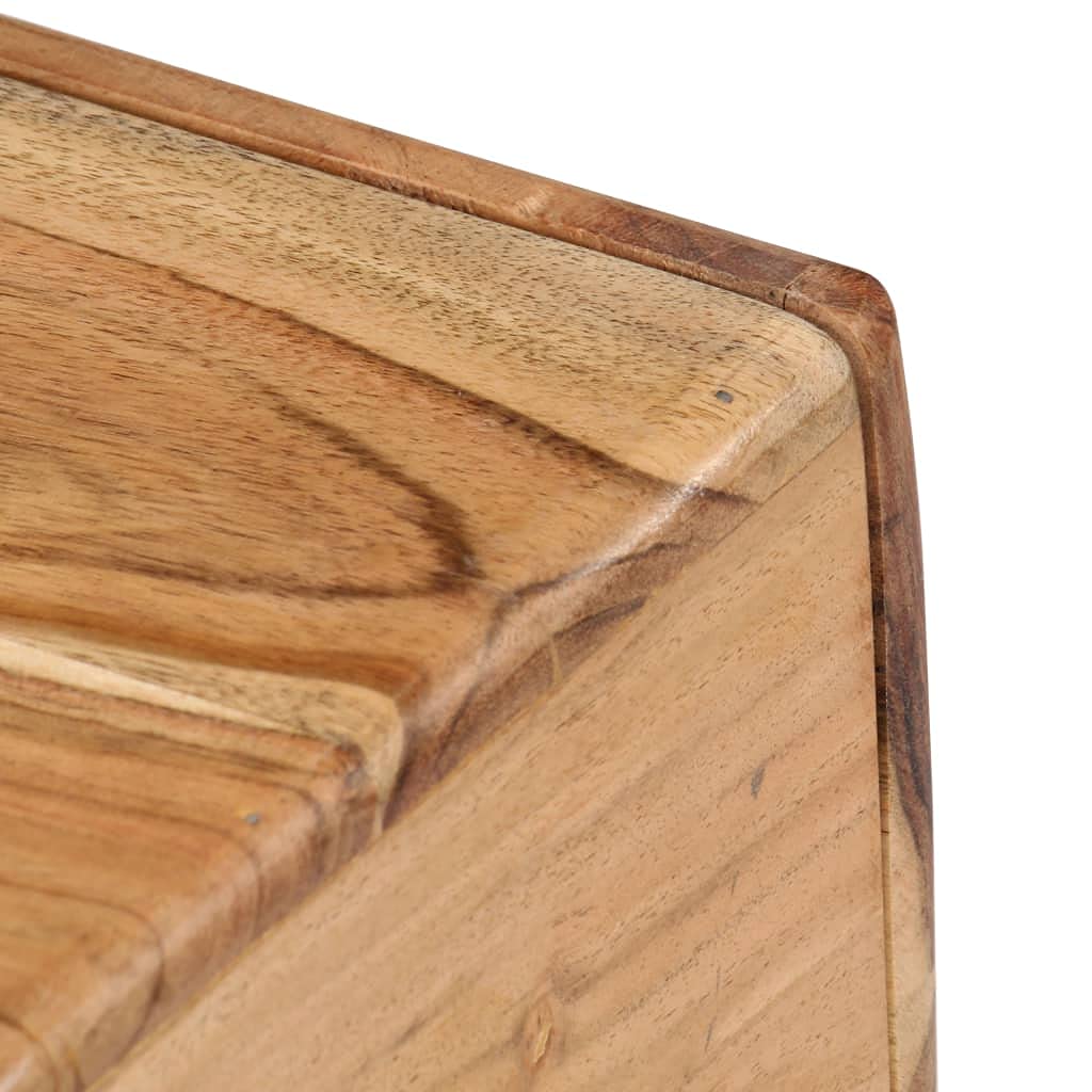 Modern Acacia Wood Coffee Table 27.5