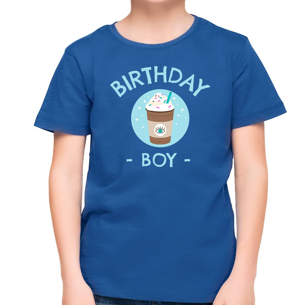 Youth Toddler Birthday Shirt for Boys - Cute Ice Cream Drink Themed Birthday Outfit - Perfect Birthday Gift for Toddler Boys - Great for Birthday Parties, Photo Shoots & Special Occasions