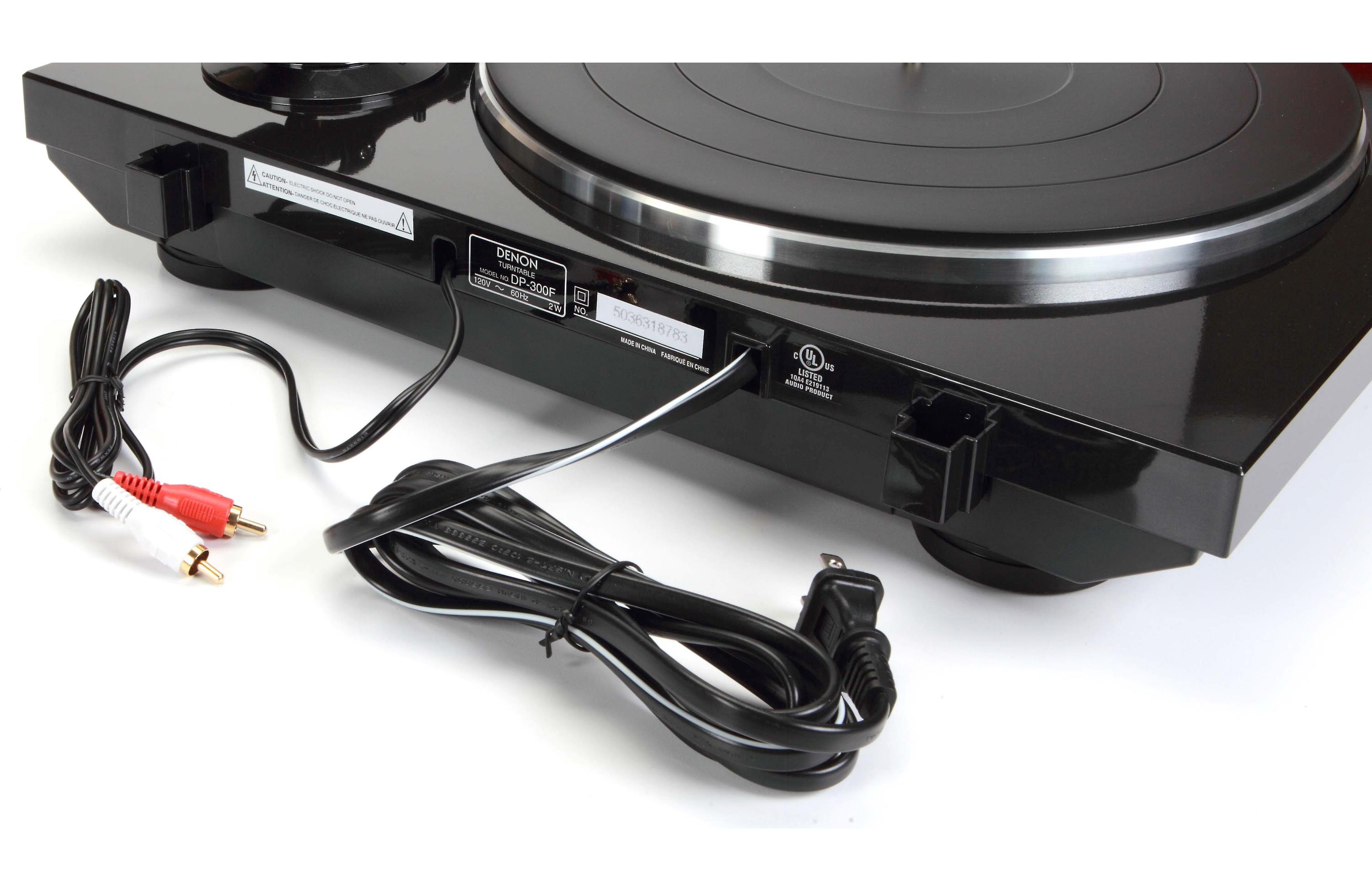 Denon DP-300F Fully Automatic Turntable with Ortofon 2M Red Cartridge - Premium Vinyl Record Player for Home Audio & DJ Setup - Perfect for Music Lovers & Audiophiles