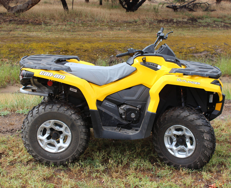 Durable Canvas ATV Seat Cover for Polaris 550X2 Sportsman (2008 & Newer Models) - P771Q - Waterproof & UV Resistant for Outdoor Adventures & Off-Road Protection