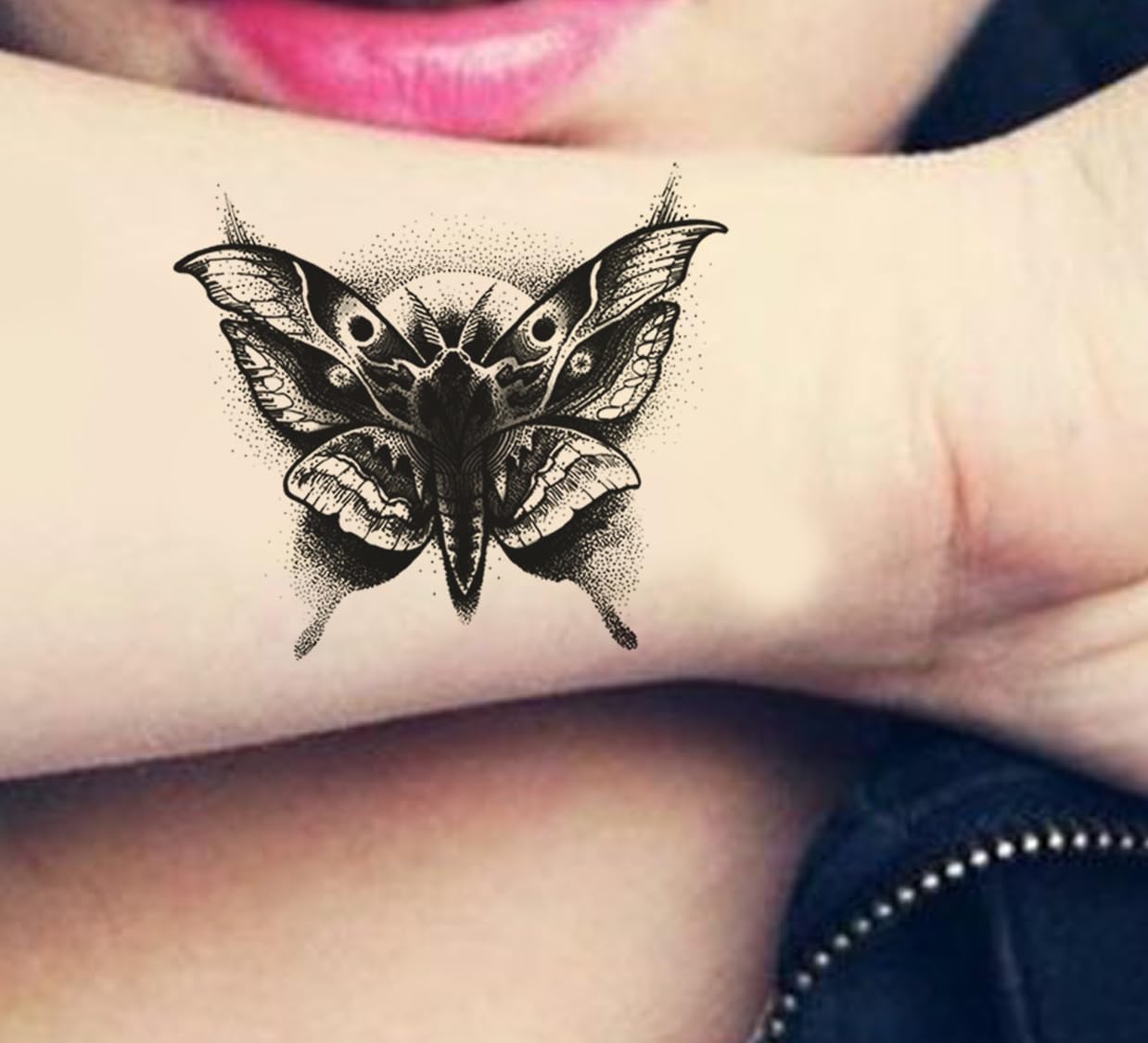 Waterproof Temporary Tattoo Stickers for Men & Women - 3D Realistic Flowers, Butterflies, Stars, Angels, Wolves & Armband Designs (21x15cm) | Perfect for Parties, Festivals, Cosplay & Body Art