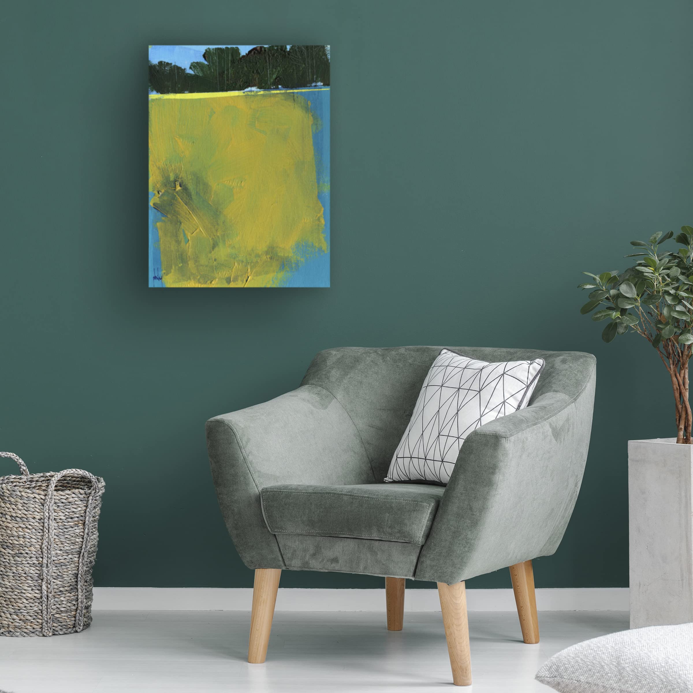 Paul Bailey 'Nicotine' Canvas Art Print - Modern Wall Decor for Living Room, Bedroom & Office | Trademark Fine Art Collection