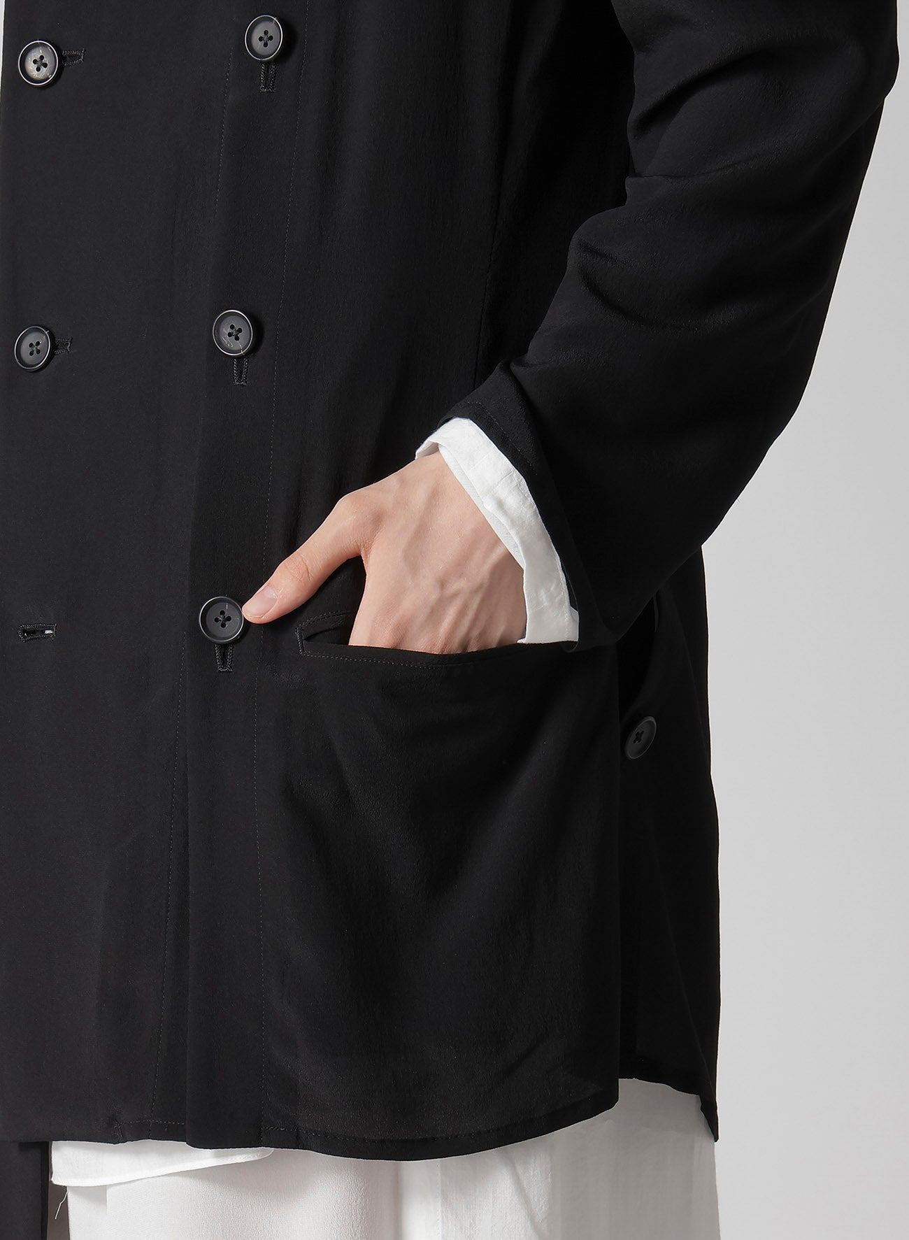 12M Silk Decine Stand Collar ASM Jacket - Elegant Baby Outerwear for Special Occasions & Family Photos
