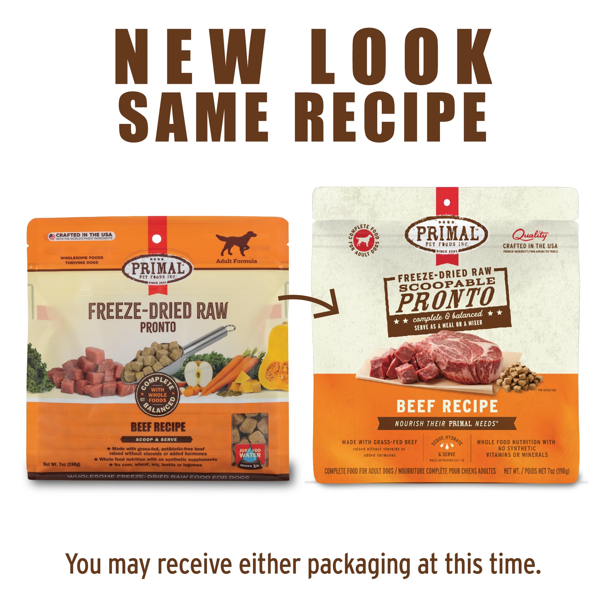 **Primal Freeze-Dried Beef Mini Nuggets Dog Food – Grain-Free, High Protein Raw Diet – Complete & Balanced Meal for Dogs – Scoop & Serve, Topper, or Treat – Healthy & Premium (25 oz) – Perfect for Active Dogs, Training Rewards & Digestive Health**