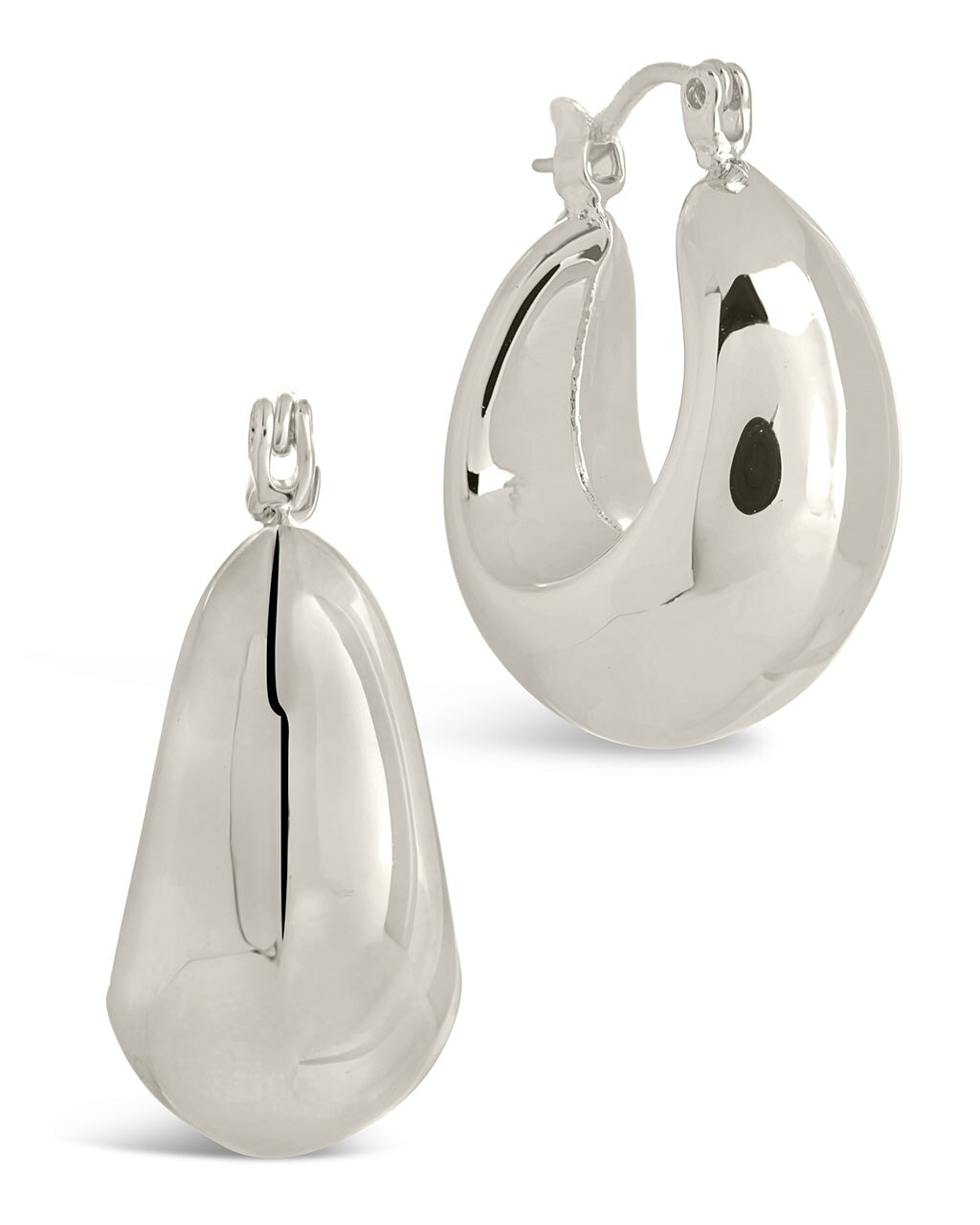 Nova Chunky Tube Hoop Earrings for Women - Trendy Gold & Silver Hollow Circle Earrings for Everyday Wear, Party & Date Night