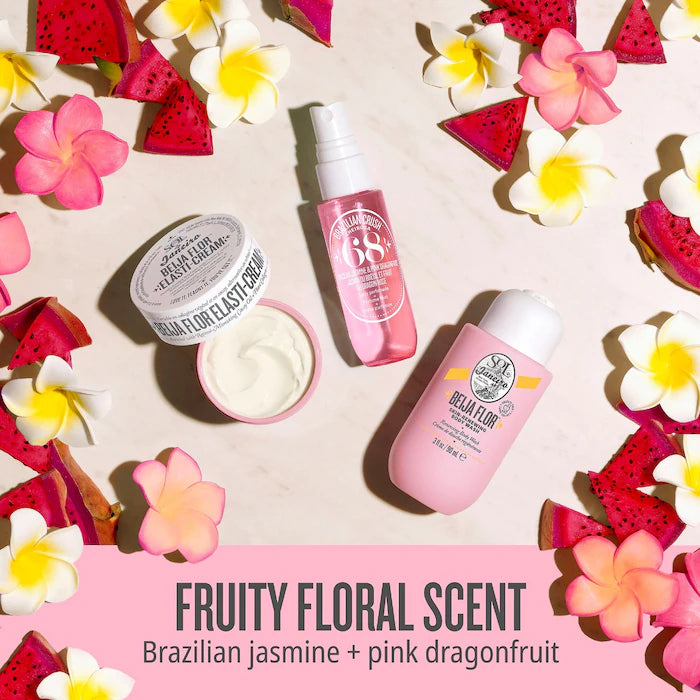 Sol de Janeiro Travel Set - Brazilian Bum Bum Cream & Body Scrub Duo for Smooth, Glowing Skin | Perfect for Vacation, Gifts & Self-Care Routine