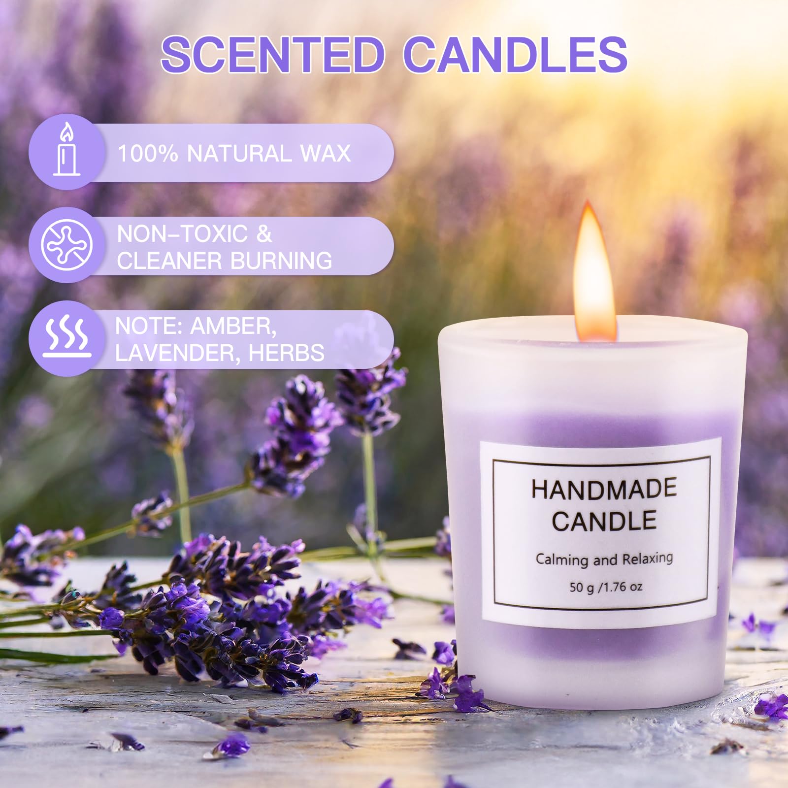 Lavender Spa Gift Set for Women - Relaxing Birthday, Christmas & Holiday Gifts for Her, Best Friend, Mom, Sister, Wife, Girlfriend or Coworker - Includes Emotional Support Eggplant Doll - Perfect for Self-Care, Stress Relief & Thoughtful Present Giving