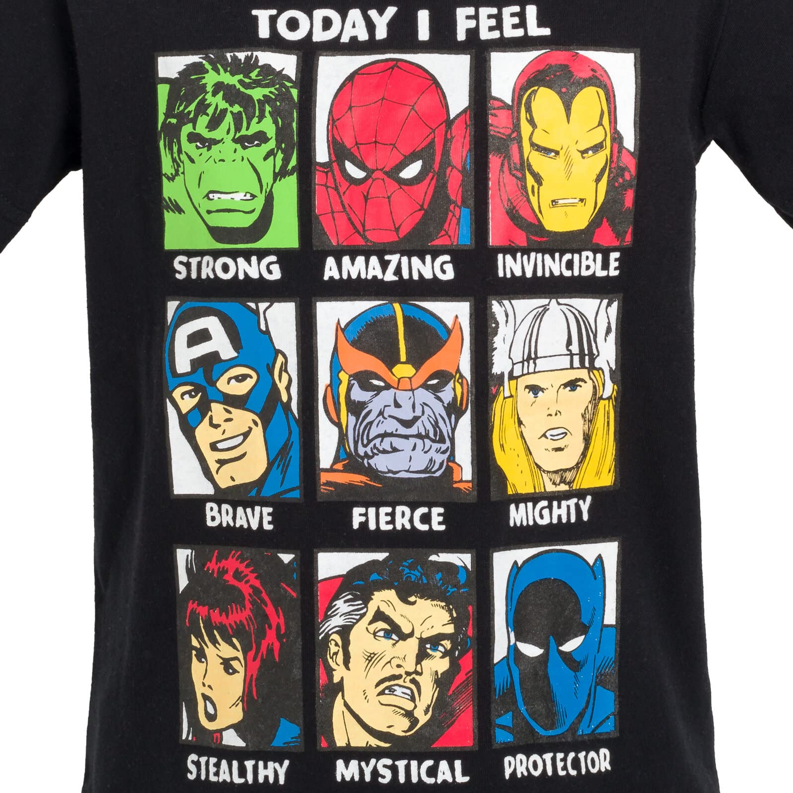 Marvel Avengers Spider-Man Iron Man Thor 3 Pack Graphic T-Shirts for Kids - Superhero Cotton Tees for Toddler to Big Kid (Ages 2-10) - Perfect for School, Playdates & Superhero Costume Parties