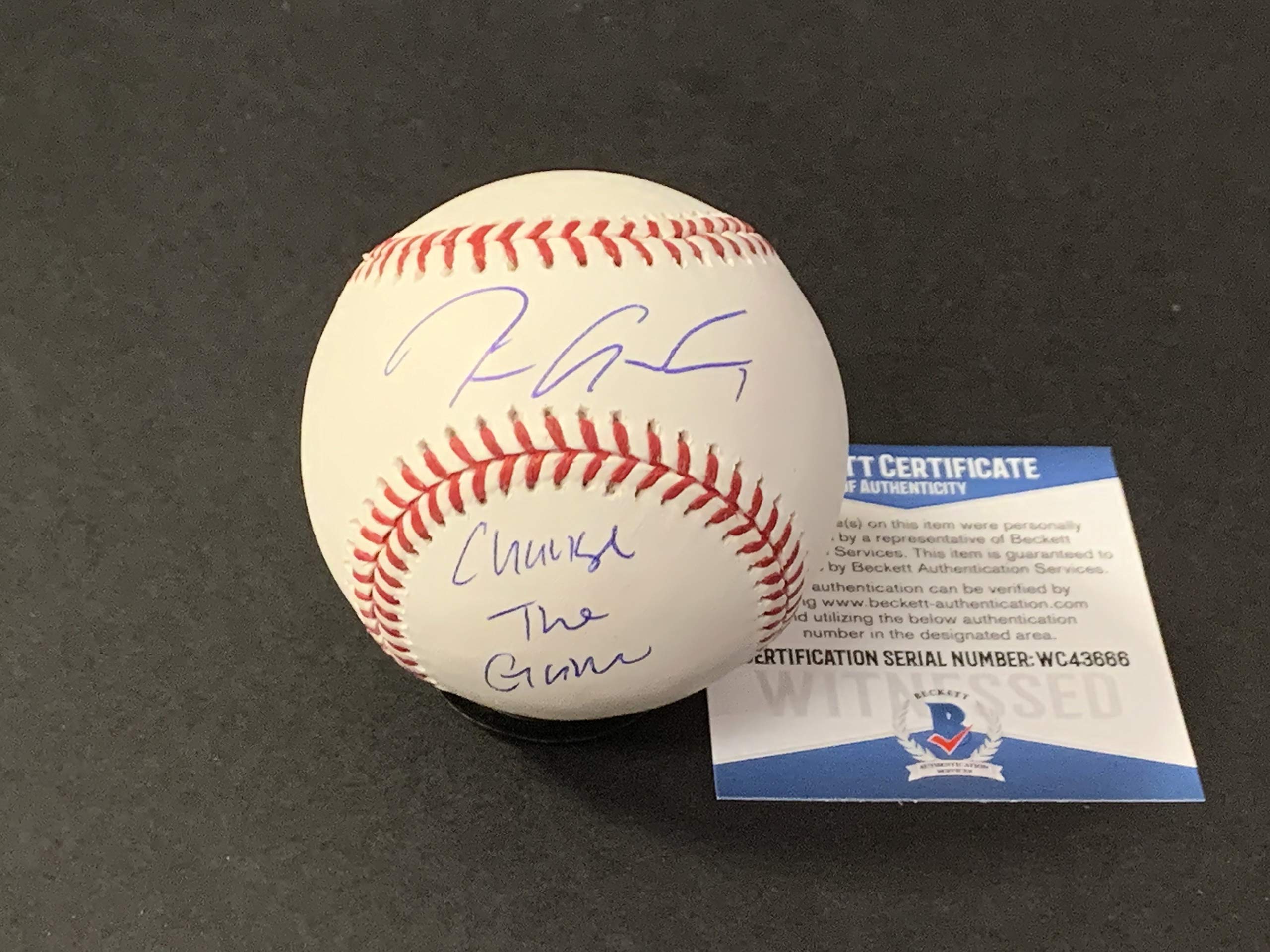 Tim Anderson Chicago White Sox Autographed Baseball with Beckett Witness COA - Authentic Signed MLB Collectible for Fans & Memorabilia Enthusiasts - Perfect for Display, Gifts, and Sports Collections