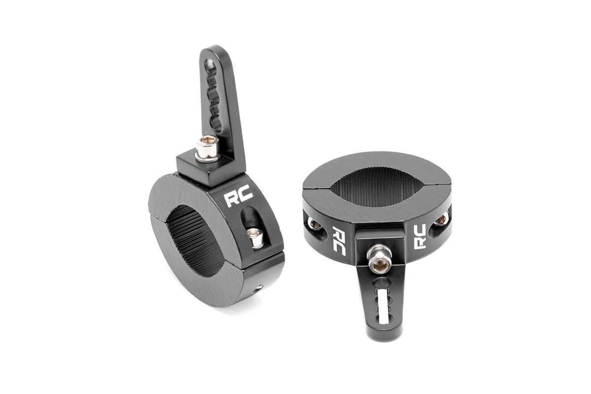 Rough Country Adjustable LED Light Mounting Clamps for 1.65-2