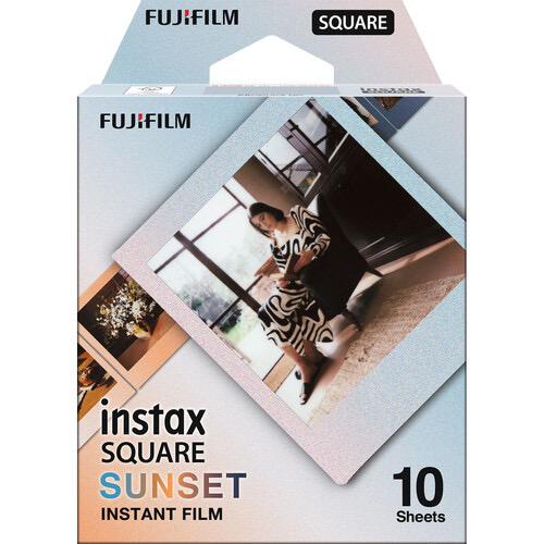FUJIFILM INSTAX SQUARE Sunset Color Instant Film for INSTAX SQUARE Cameras - Perfect for Parties, Travel Memories & Creative Photography