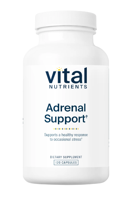 Vital Adrenal Support Supplement - 120 Capsules for Stress Relief & Energy Boost - Supports Adrenal Gland Health - Perfect for Busy Professionals & Students