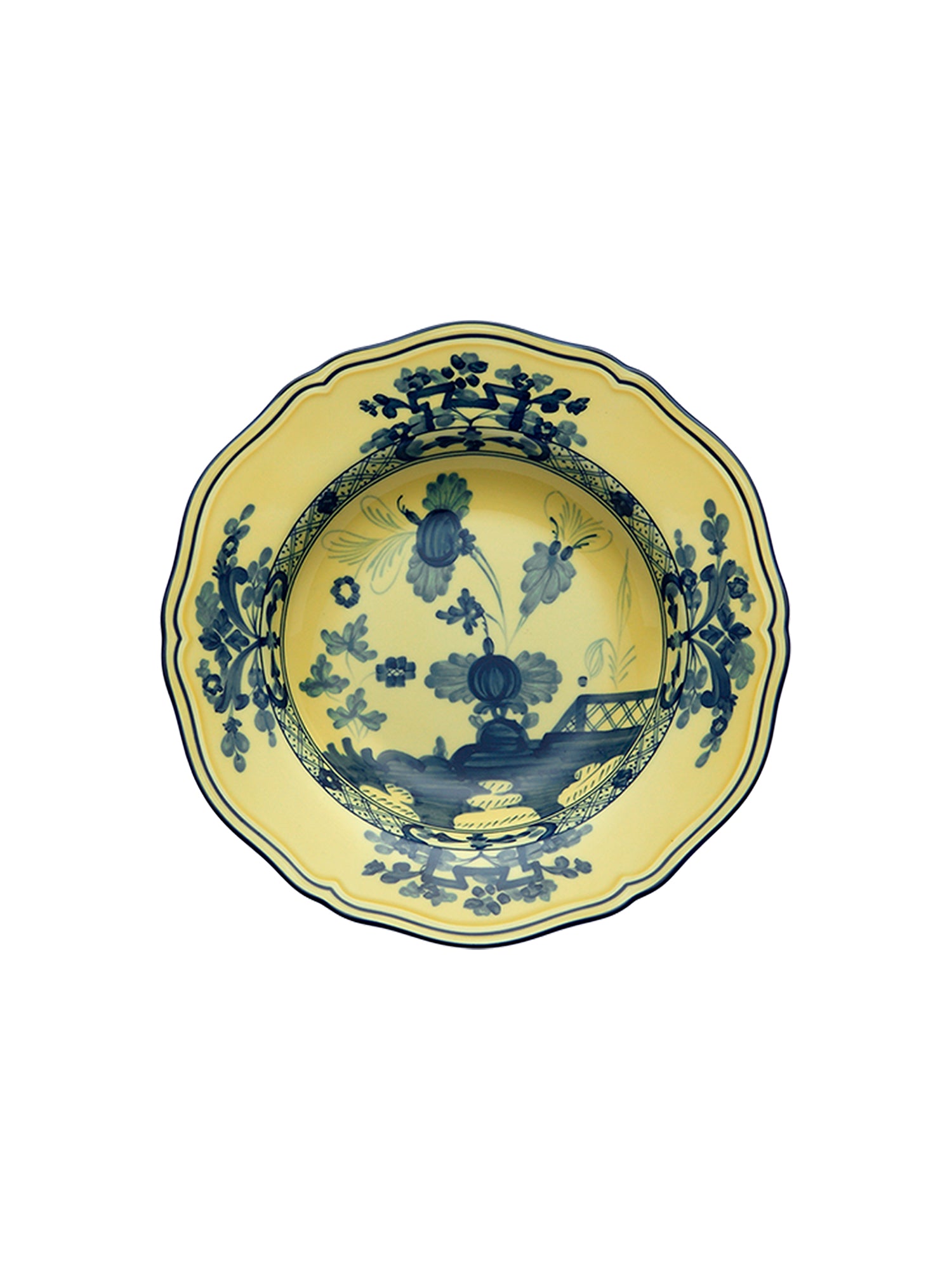 Oriente Italiano Ceramic Soup Bowl - Handmade Italian Pasta Bowl for Soup, Salad & Pasta - Perfect for Dining, Entertaining & Italian Cuisine Lovers