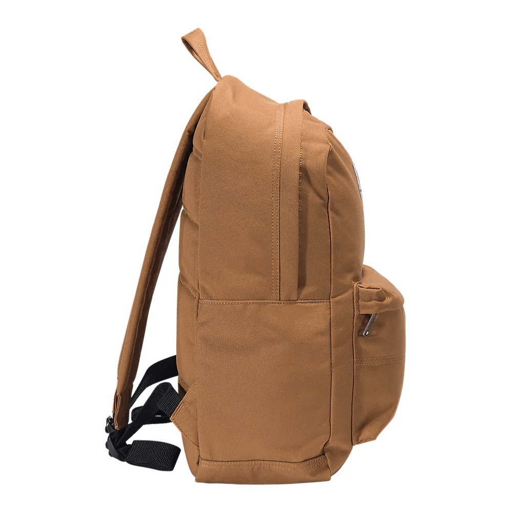 Carhartt Brown 21L Classic Backpack - Durable & Water-Resistant Daypack for Work, School, Hiking & Travel