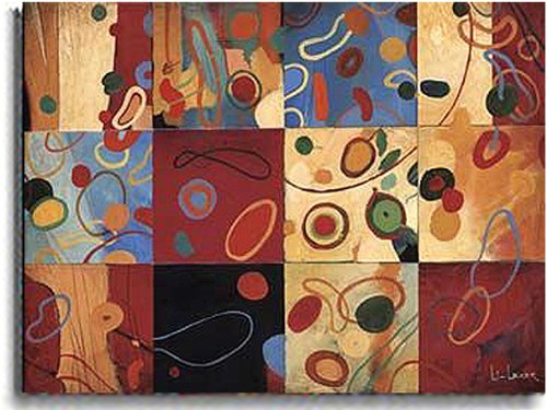 String Theory Wall Art - Modern Abstract Canvas Painting for Living Room & Bedroom Decor | Artistic Home Gallery 3040AM844S | Perfect for Home, Office & Gift Giving