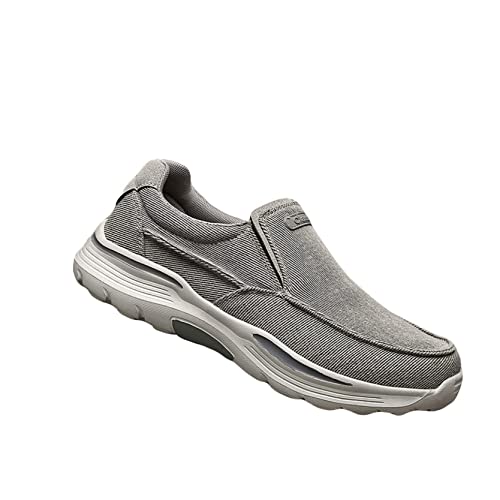 **Men's Breathable Canvas Loafers - Comfortable Casual Sneakers for Walking & Outdoor Activities | Classic Slip-On Shoes for Men**    **Use Scenarios:** Perfect for daily wear, casual outings, travel, and light outdoor activities.