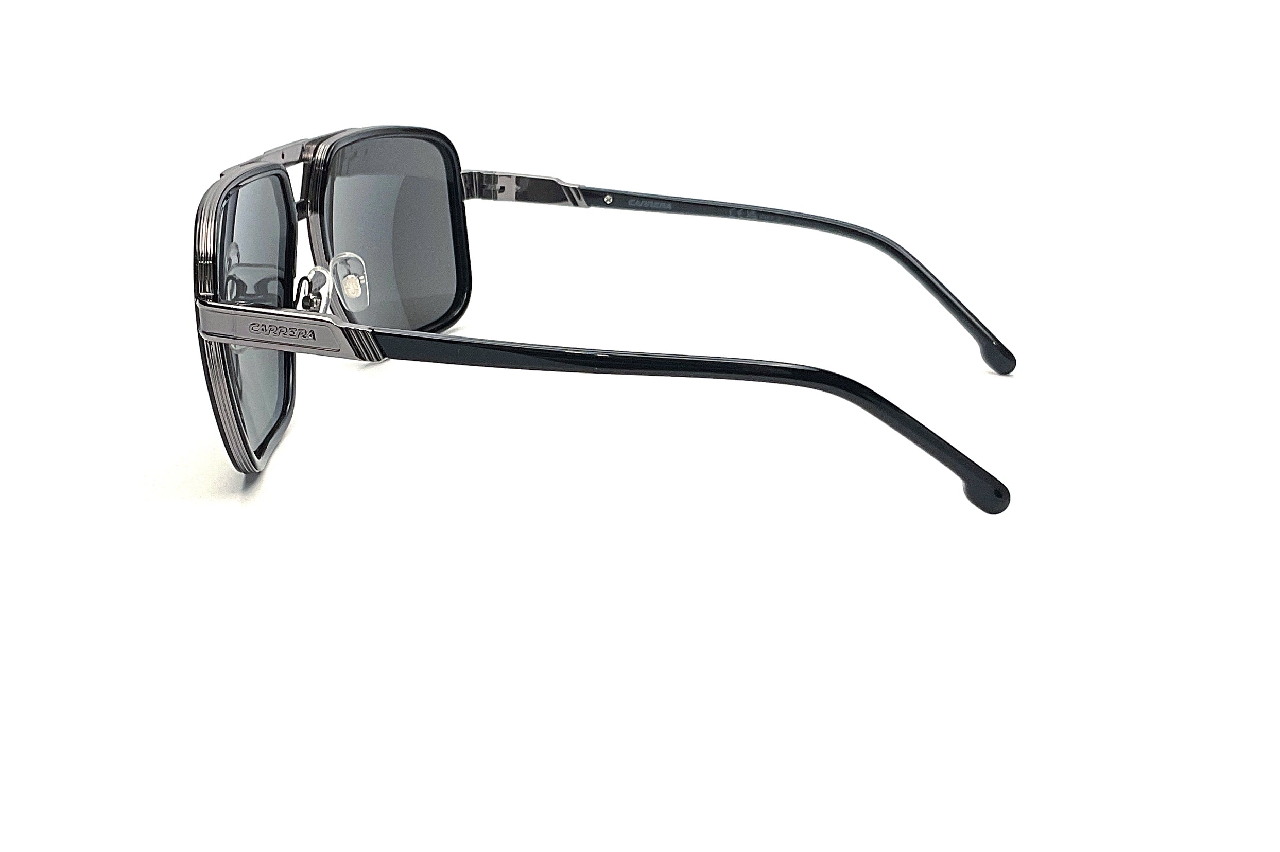 Carrera 1071/S Sunglasses - Black Dark Ruthenium Frame for Men & Women | UV Protection, Fashion Eyewear for Driving, Outdoor & Daily Use