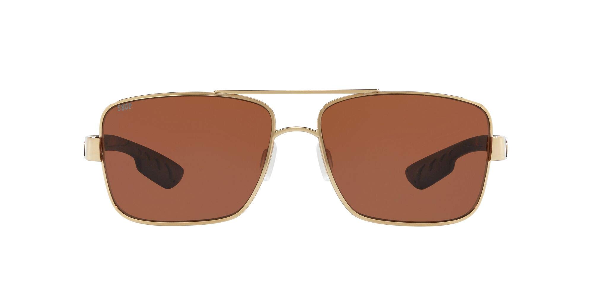 Costa Del Mar North Turn Rectangular Polarized Sunglasses for Men & Women - UV Protection, Stylish Outdoor Shades for Beach, Fishing & Driving