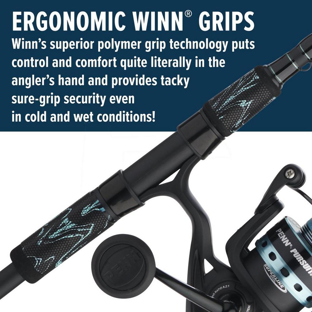Penn Pursuit IV LE Spinning Combos - Lightweight Saltwater Fishing Rod and Reel Combo for Surf, Pier & Boat Fishing | Durable Graphite Construction | Smooth Ball Bearing System | Perfect for Inshore & Offshore Anglers