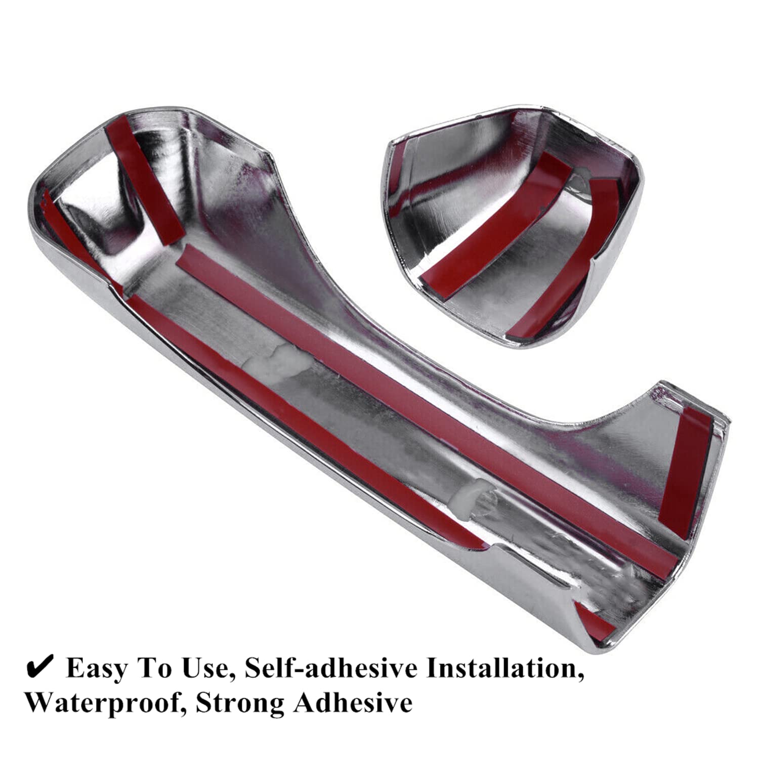Chrome Car Door Handle Cover & Tailgate Handle Trim for 2018-2022 Jeep Wrangler JL/JLU & 2020-2022 Gladiator JT - Exterior Accessories Upgrade (Perfect for Off-Roading & Car Customization)