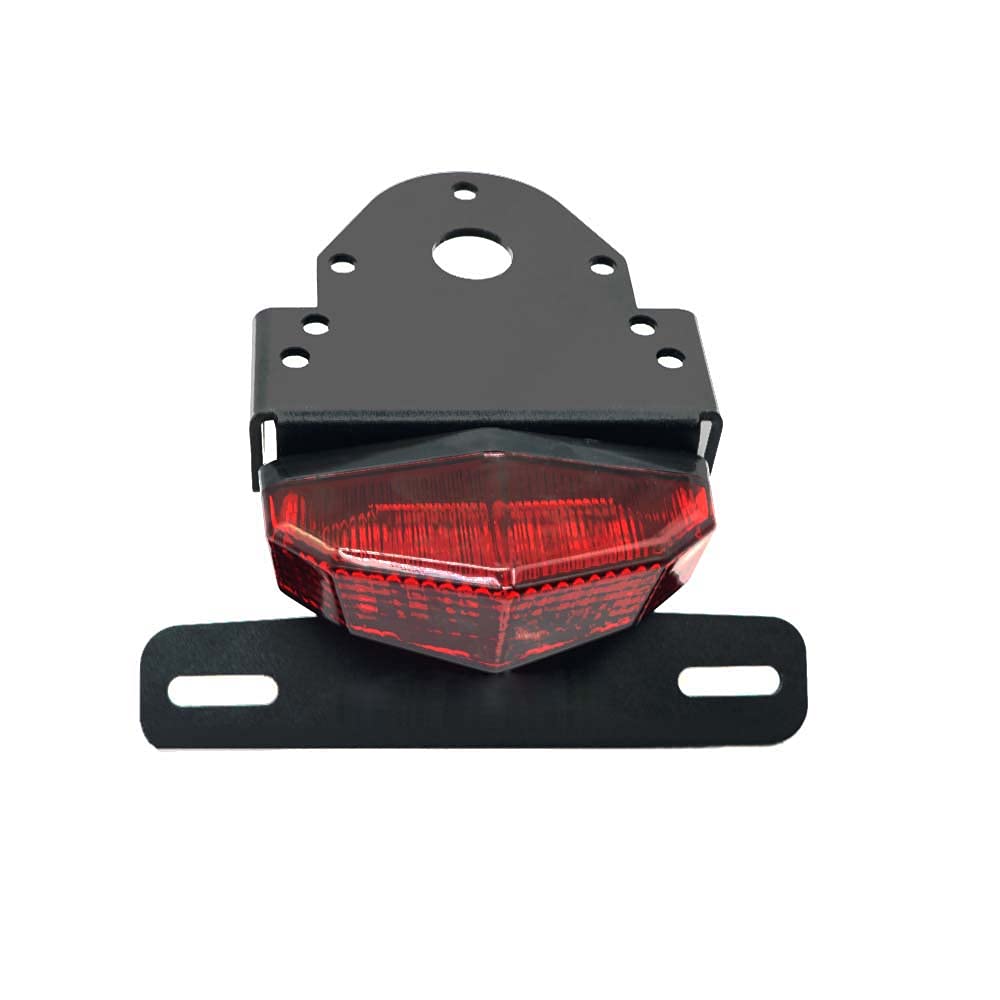 YAMAHA WR250R WR250X LED Brake Tail Lights Holder - Compatible with 2009-2017 WR250R & 2008-2011 WR250X - Fender Eliminator Kit with Bright Red LED Lights (Left Side Version A) - Perfect for Off-Road Motorcycle Upgrades & Night Riding Safety