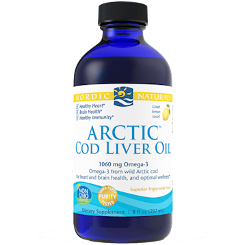 Premium Arctic Cod Liver Oil Liquid - Omega 3, Vitamin A & D Supplement for Immune & Heart Health - Supports Brain Function & Joint Care - Ideal for Adults & Kids Daily Wellness