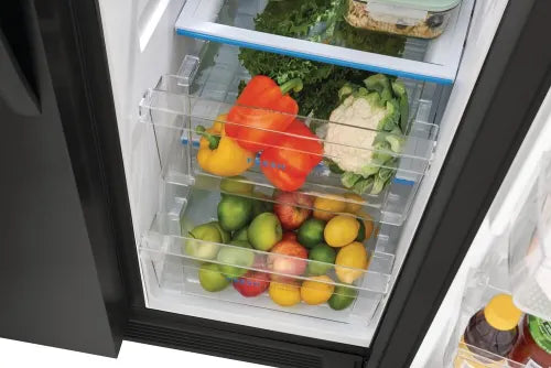 Frigidaire FRSS2323AD 22.3 Cu. Ft. Black Stainless Steel Side by Side Refrigerator - Energy Efficient, Spacious 33