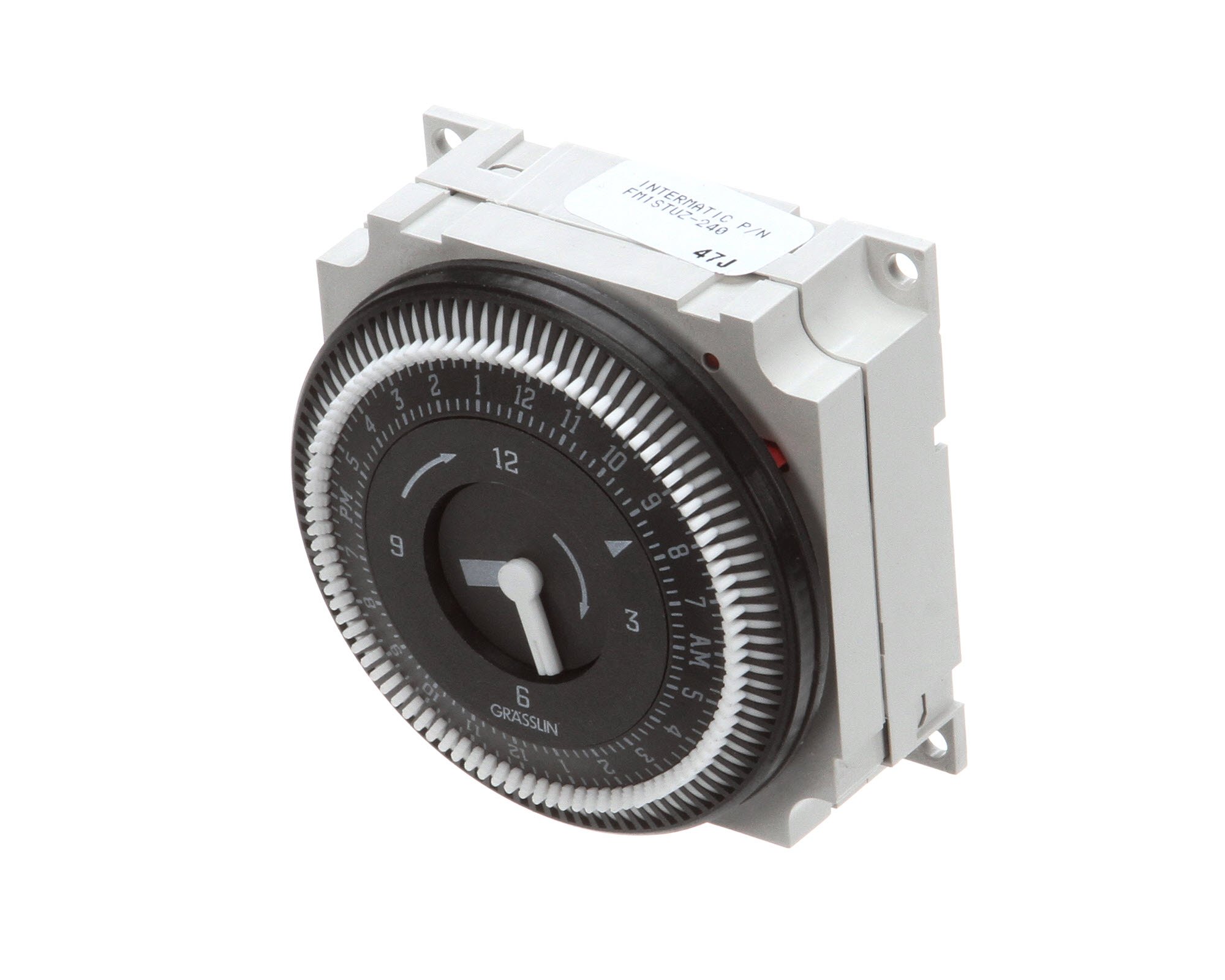Kolpak 17469 Grasslin Timer Switch - 240V FM/1 Stuz - Heavy Duty Mechanical Timer for HVAC, Water Heaters & Industrial Equipment
