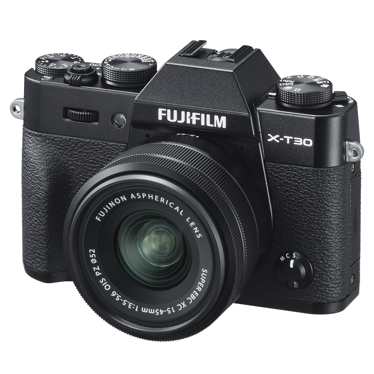 Fujifilm X-T30 Mirrorless Digital Camera with XC 15-45mm Power Zoom Lens Kit (Black) - Perfect for Travel Photography, Vlogging & Street Shooting