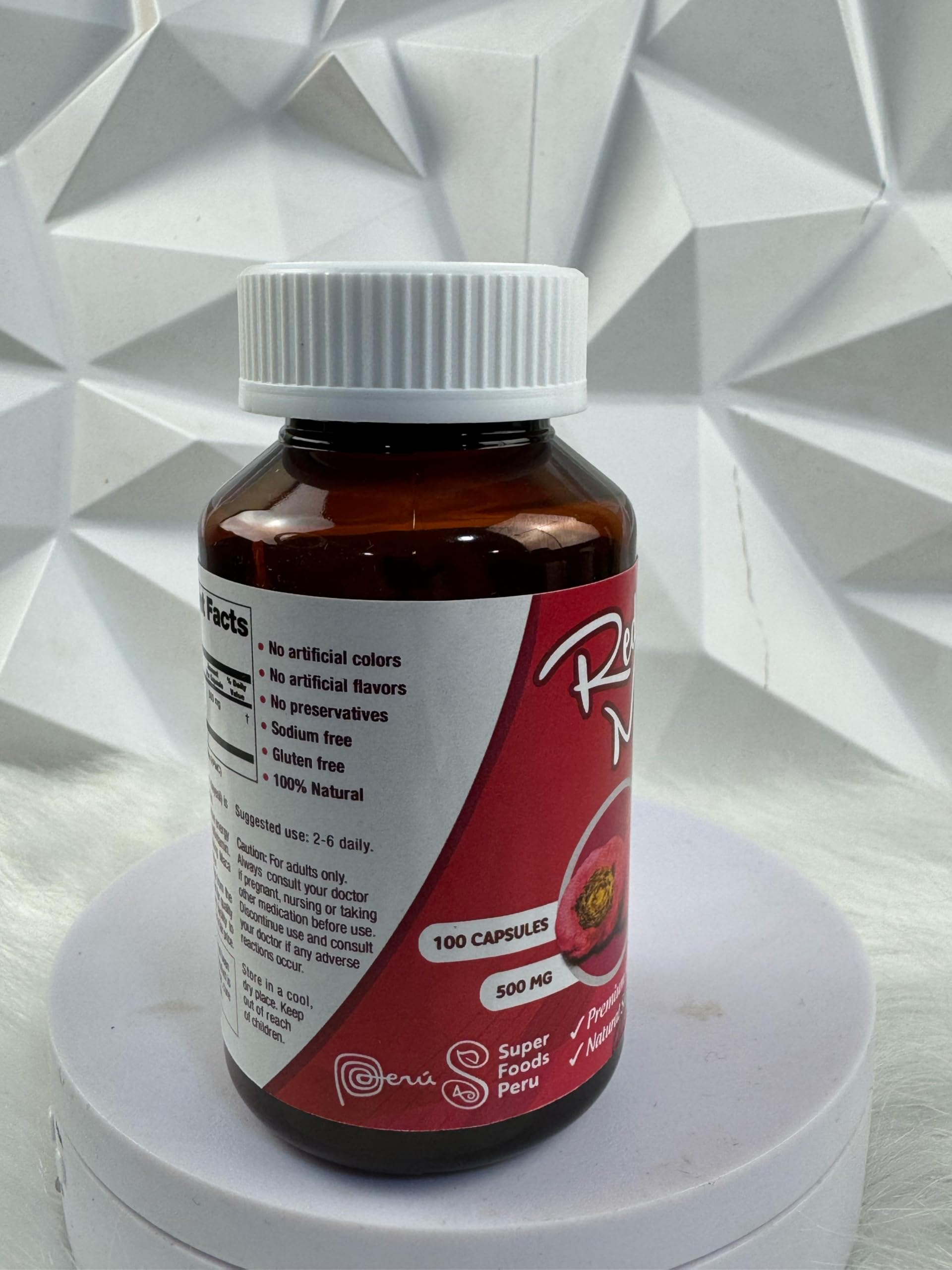 Premium Organic Red Maca Root Extract Capsules 3000mg | 100% Natural Female Hormone Balance Supplement | Energy Booster & Vitality Support for Women | 100 Vegan Capsules | Perfect for Menopause Relief, Fertility Support & Daily Wellness Routine