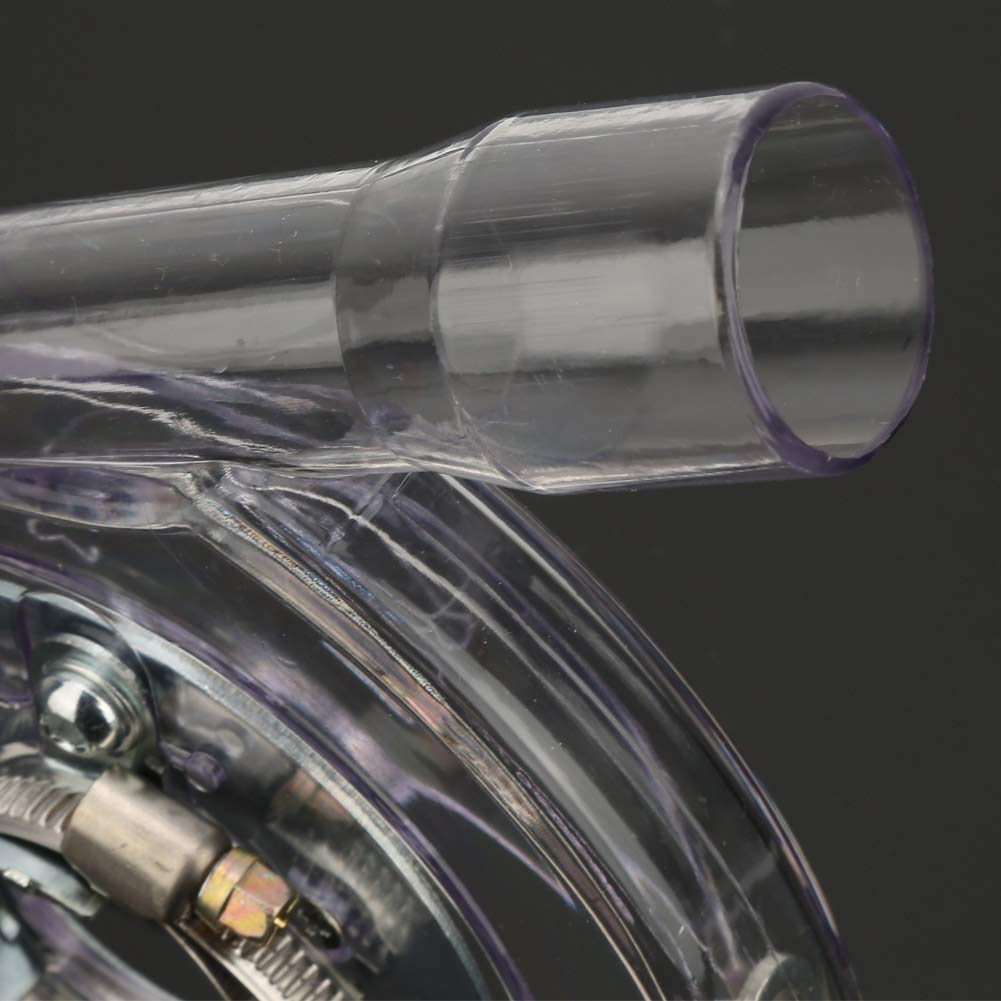 5 Inch Universal Angle Grinder Dust Shroud Cover - Clear Vacuum Dust Shield for 100/125/150mm Hand Grinders | Dry Grinding Protection | Perfect for Concrete, Tile & Metal Work Surfaces