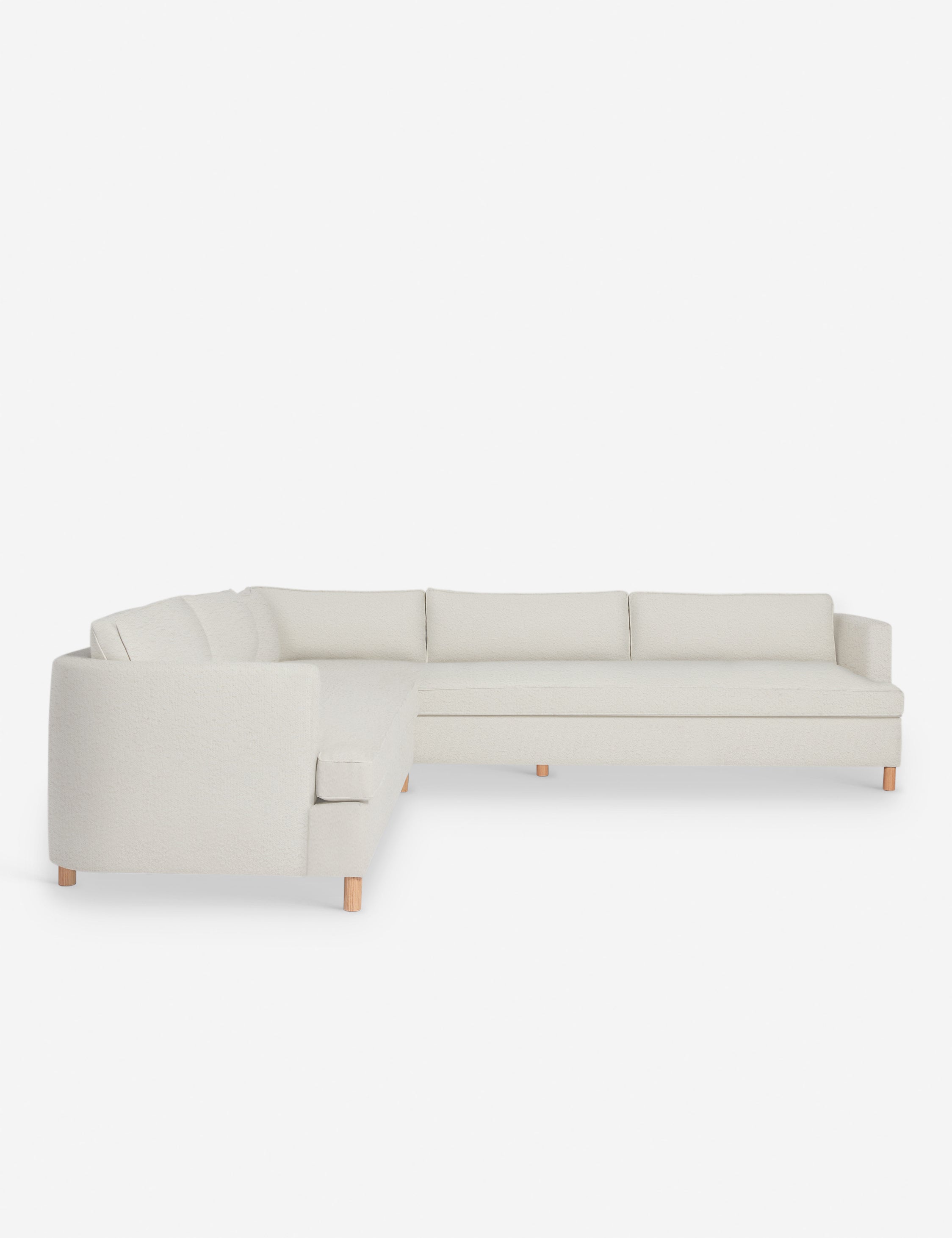 Belmont Corner Sectional Sofa by Ginny Macdonald - Modern L-Shaped Couch for Living Room, Family Room & Lounge Areas