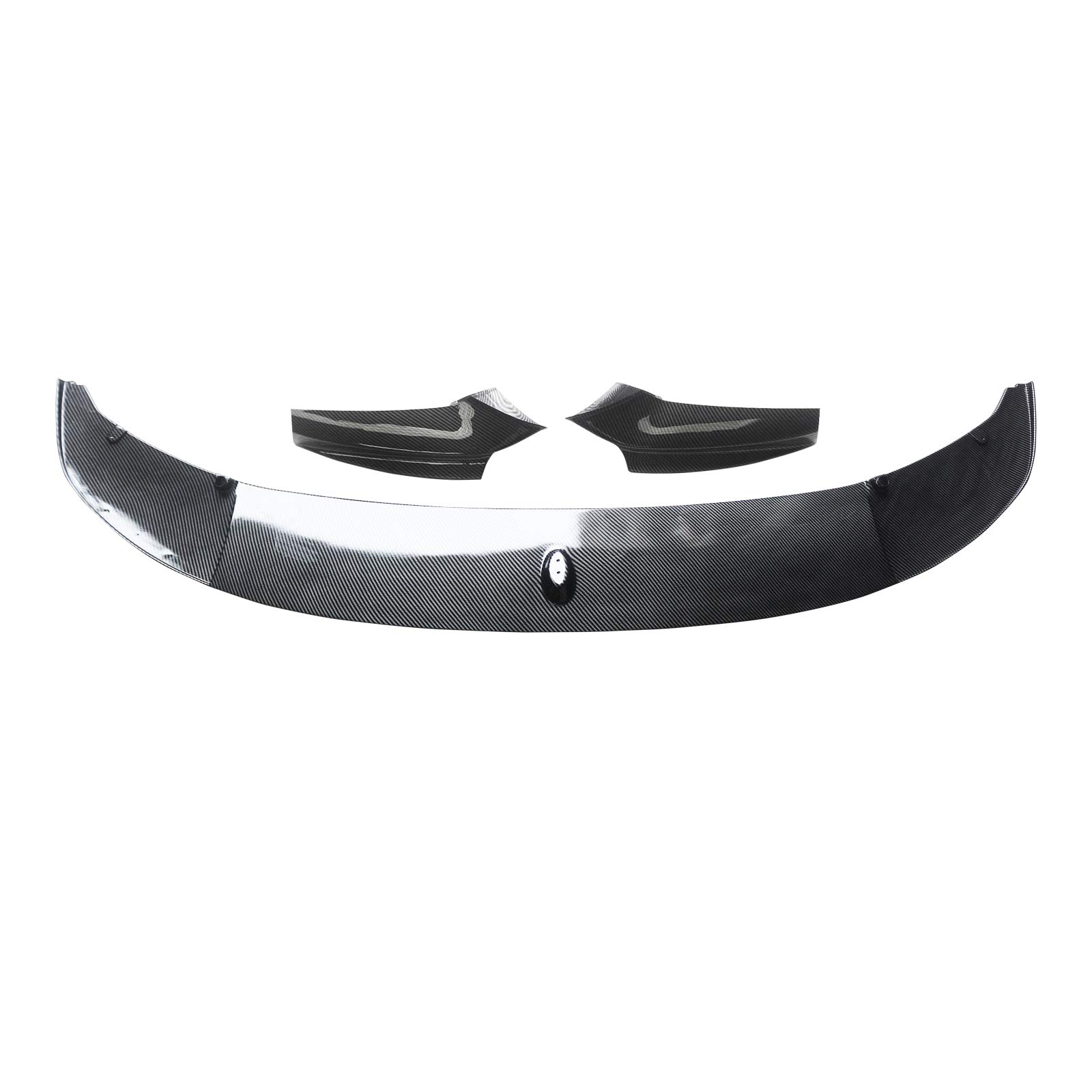 NINTE Front Lip Spoiler for BMW F10 5 Series (2011-2016) | ABS Carbon Fiber Front Bumper Splitter | Compatible with F10 M Sport Bumper | Enhances Aerodynamics & Sporty Look for Street Racing & Car Shows