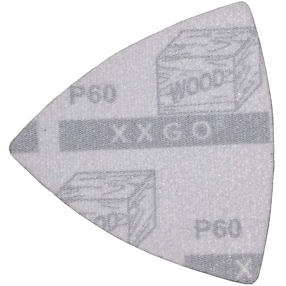XXGO 240-Piece 3-1/8 Inch (80mm) Triangular Oscillating Tool Sanding Pads Kit - 60/80/120/240 Grits Sandpaper for Wood, Metal & Drywall - Perfect for Sanding, Polishing & Surface Prep (XGM0306)