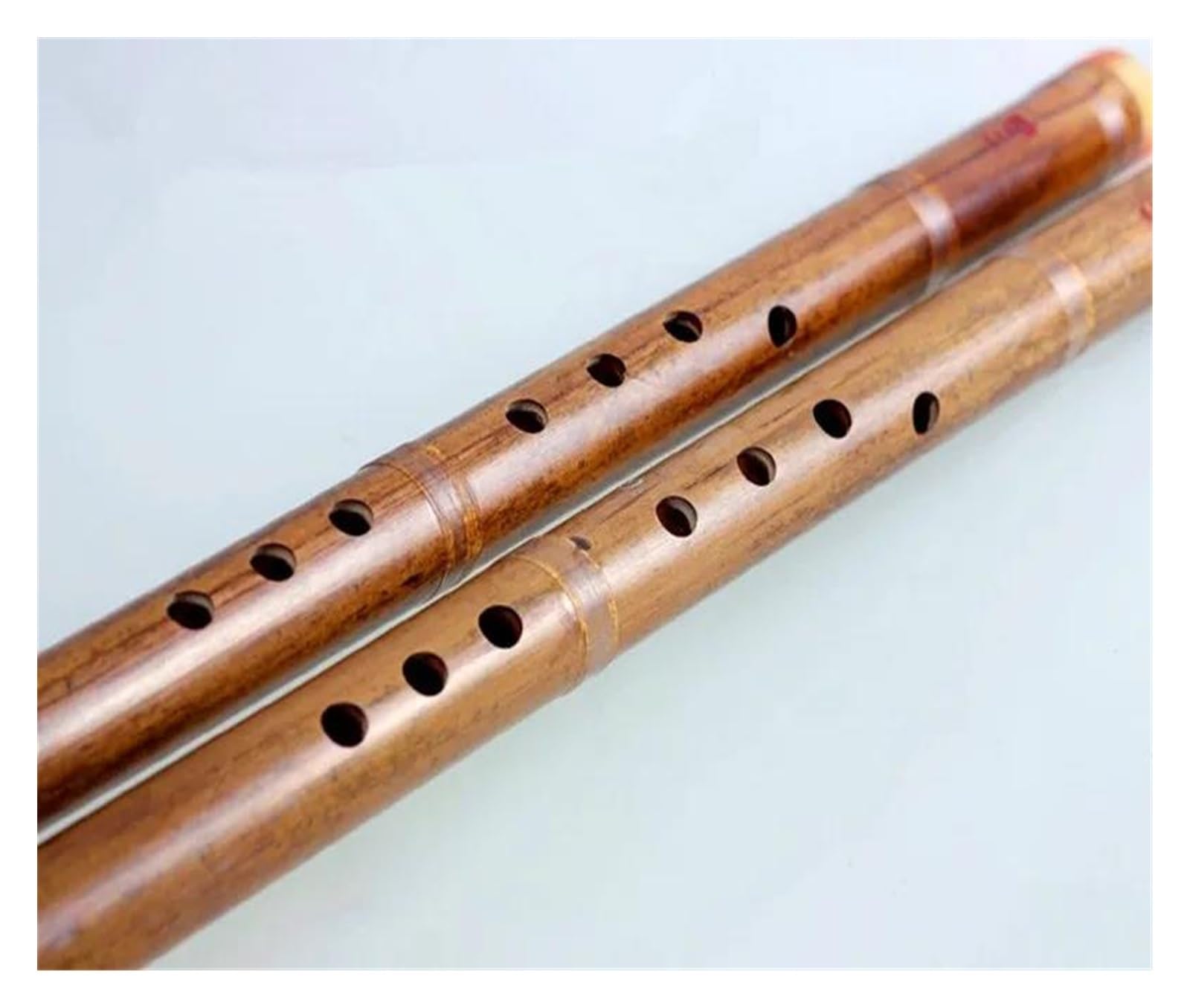 Handmade 8-Hole G Key Bamboo Flute - 55cm Short Vertical Flute for Beginners, Meditation & Traditional Music Performance