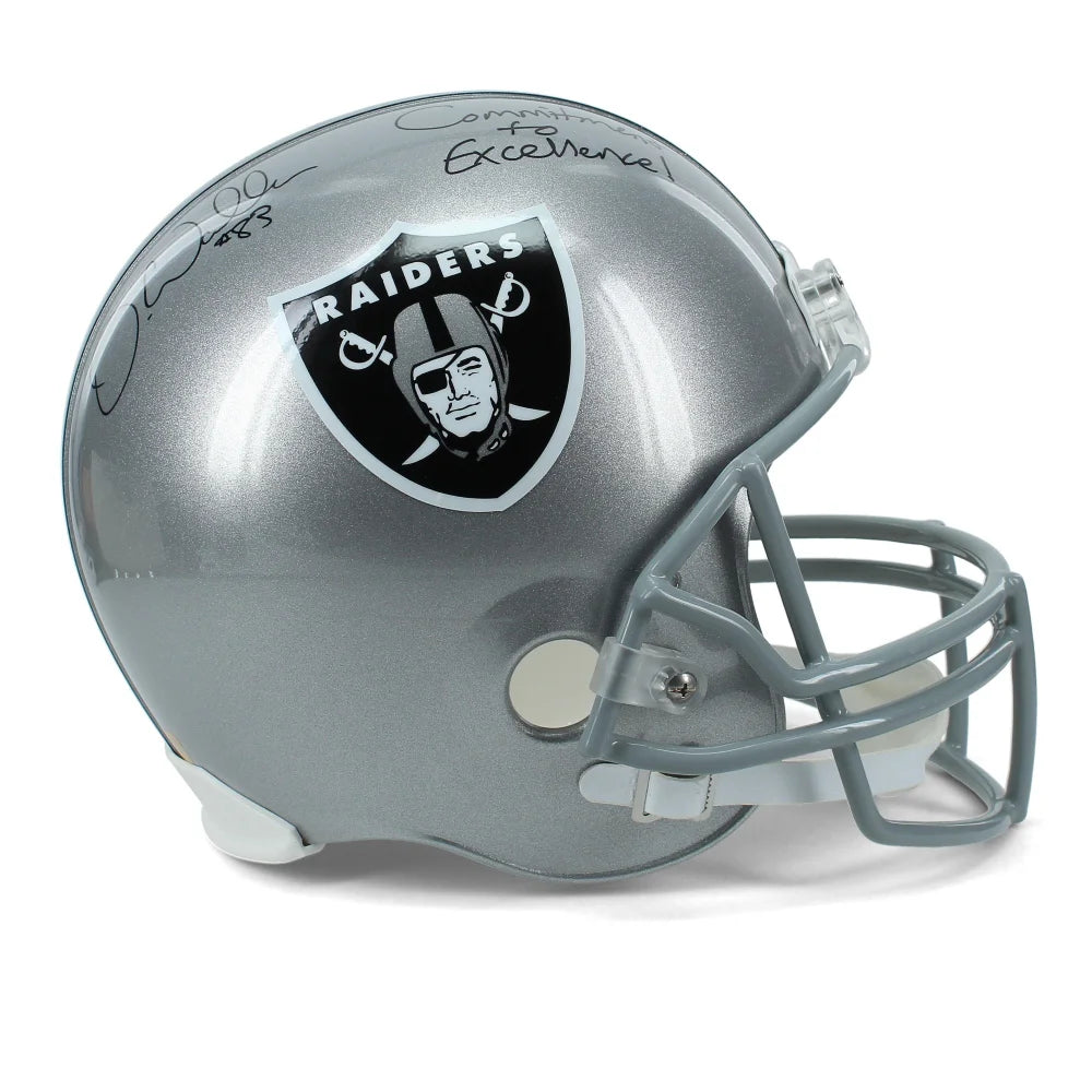 Darren Waller Autographed Las Vegas Raiders NFL Helmet with 