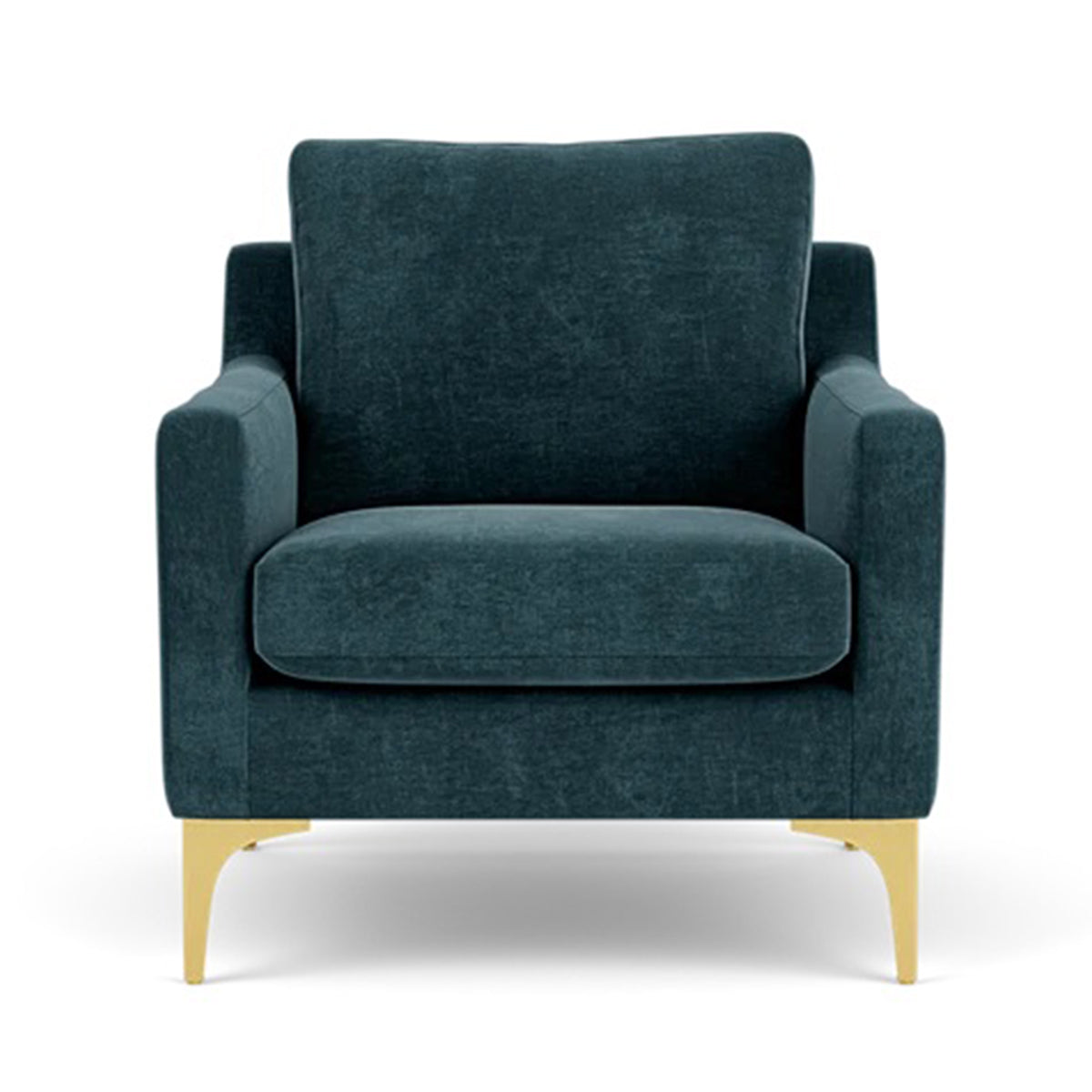 Astha Fabric Armchair - Modern Upholstered Accent Chair for Living Room, Bedroom & Office - Comfortable Lounge Chair with Soft Fabric & Sturdy Frame