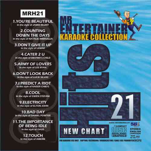 MRH021 Chart Hits Volume 21 - July/August 2005 Music Collection | Pop & Rock Hits | Perfect for DJs, Music Enthusiasts & Retro Parties