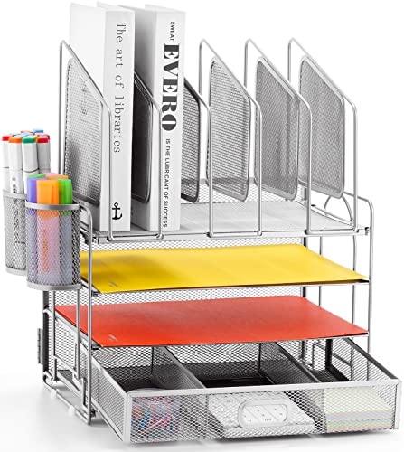 Silver Vertical File Folder