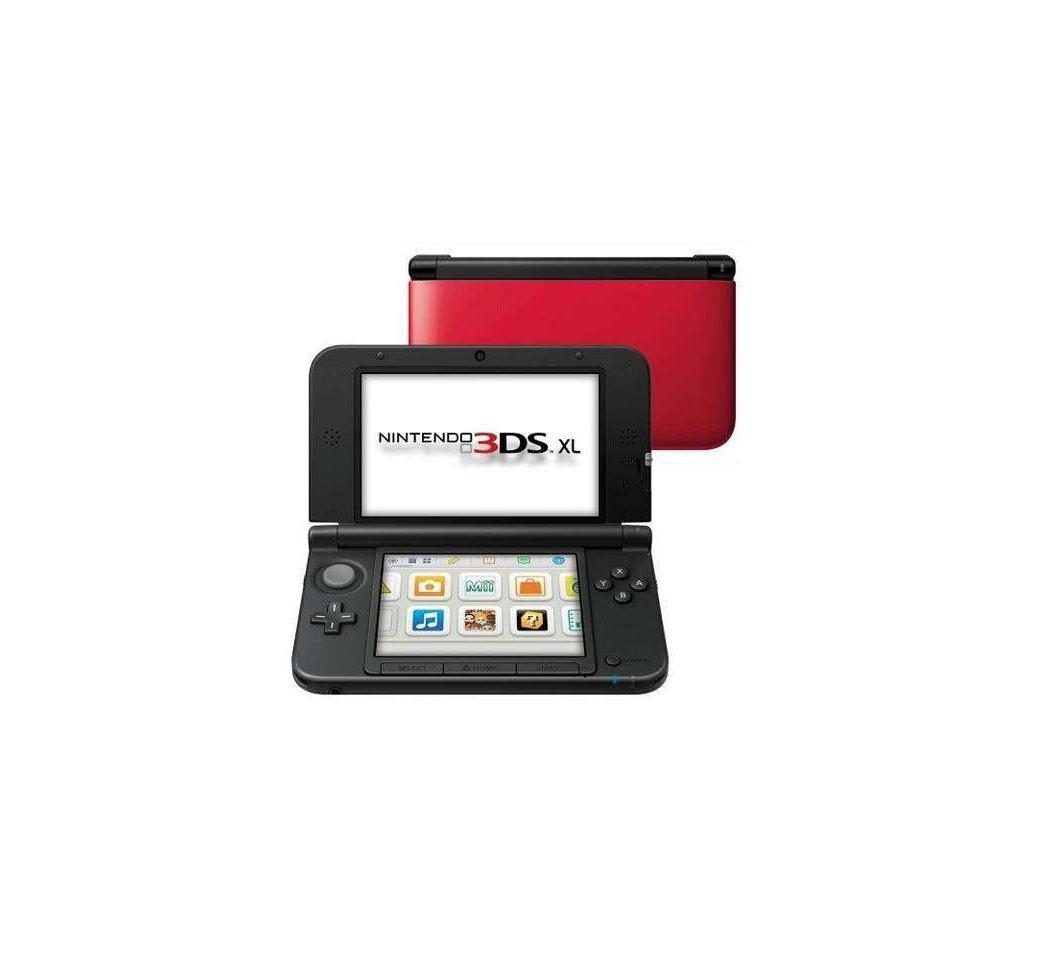 Nintendo 3DS XL Handheld Gaming Console - Red & Black Edition | Portable 3D Gaming System for Kids & Adults | Perfect for Travel, Commuting & Home Entertainment