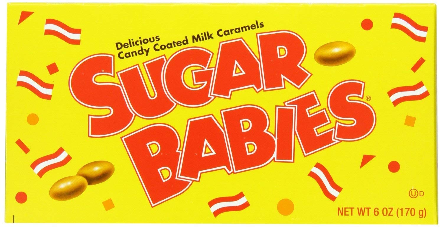 Sugar Babies Theater Box Candy 6 Oz (Pack of 5) - Classic Caramel Chews for Movie Nights, Parties & Sweet Treats