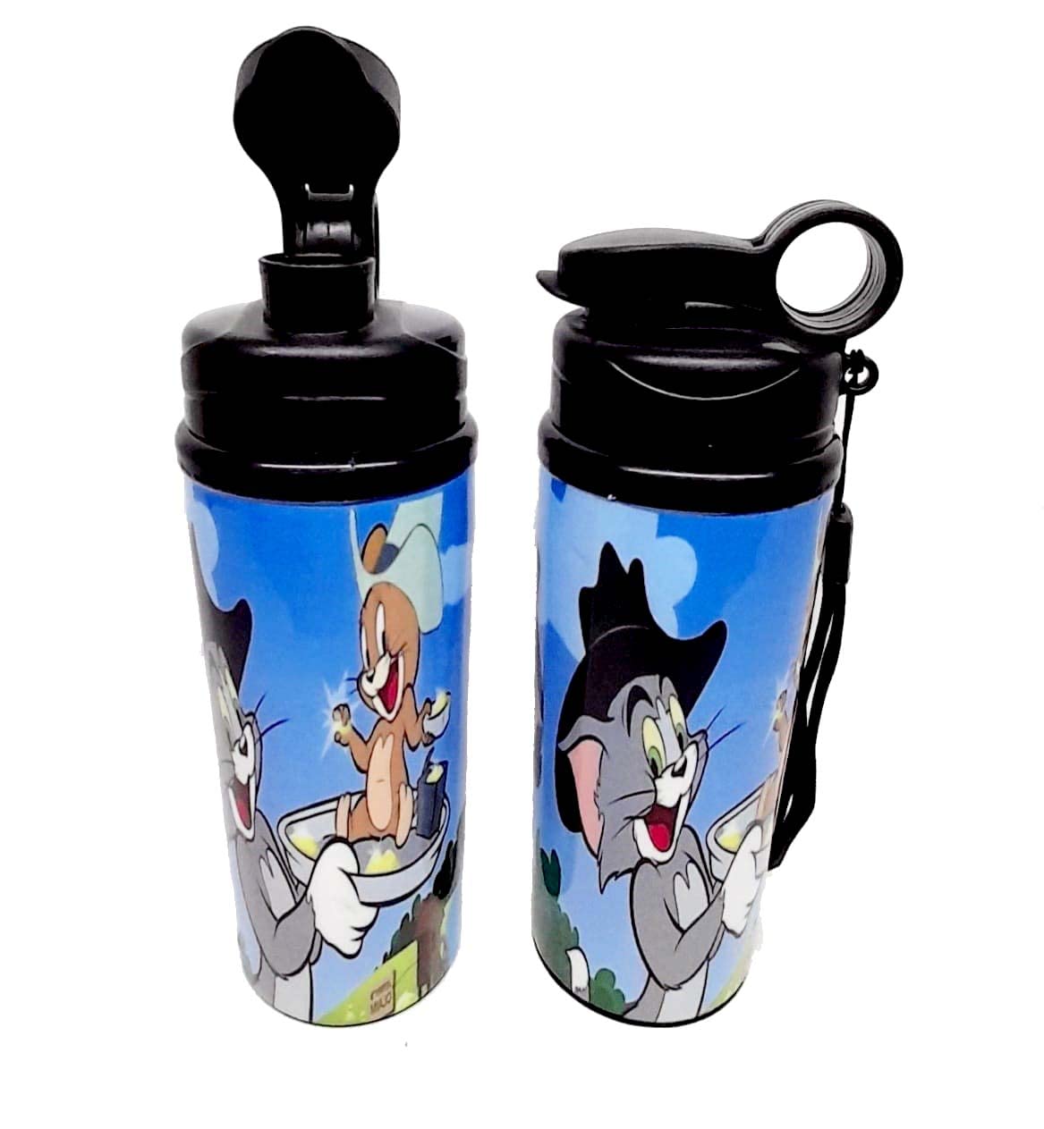 Tom & Jerry Themed Copper Water Bottle - Leak Proof Design, Premium Quality for Healthy Drinking | ORNATE INTERNATIONAL | Perfect for Home, Office, Gym & Outdoor Activities