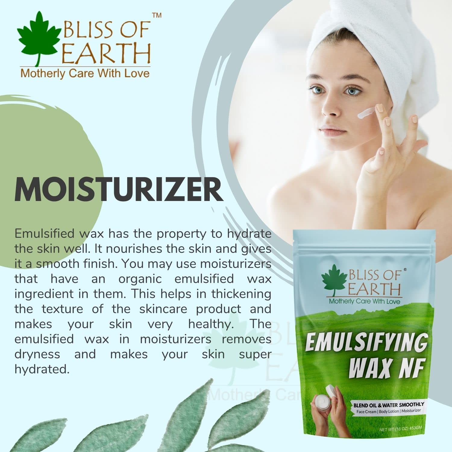 Bliss of Earth Emulsifying Wax NF - Premium Cosmetic Grade Wax for Soap Making, Lotion & Body Moisturizer - DIY Skincare & Beauty Products - 8oz (227g) - Perfect for Thickening Homemade Cosmetics & Natural Skincare Formulations