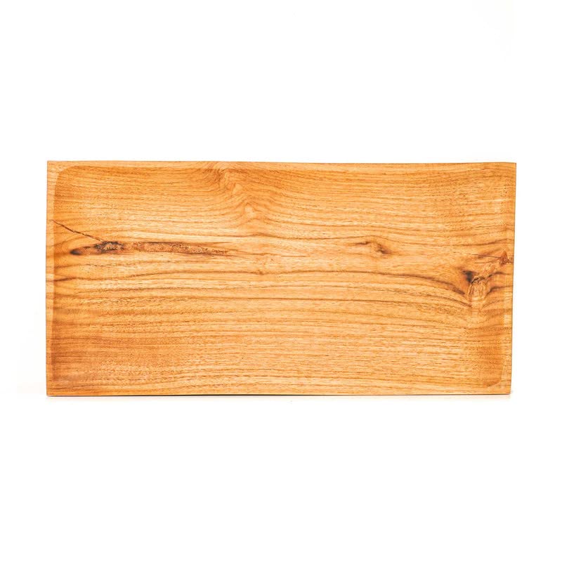 Premium Set of 4 Handcrafted Javanese Teak Wood Plates - 12