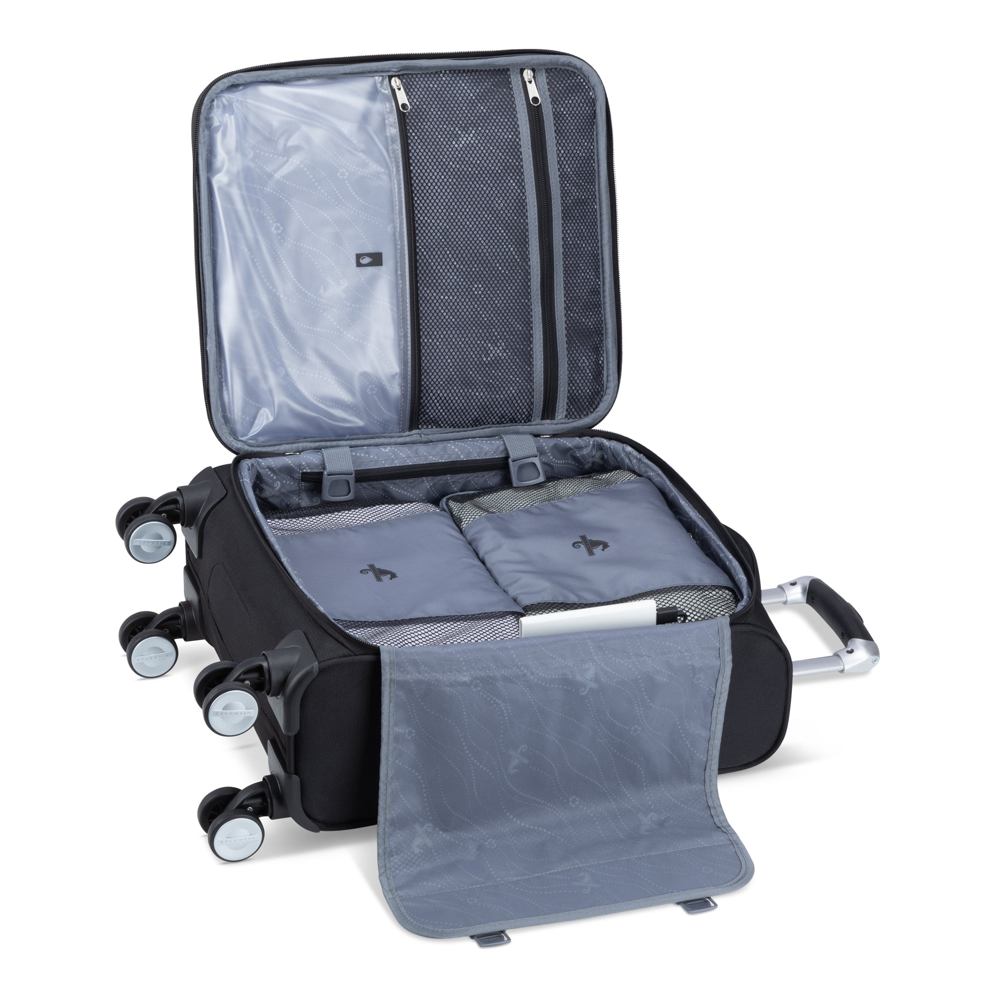 Atlantic Sailbound Carry On Luggage - Lightweight Expandable Suitcase with 360° Spinner Wheels for Air Travel, Business Trips & Weekend Getaways