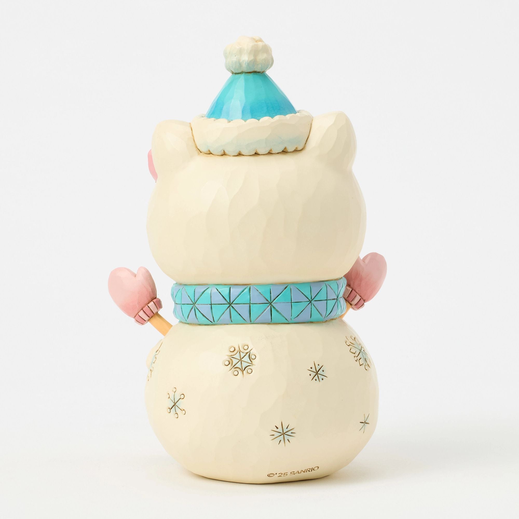 Hello Kitty Snowman Plush Toy - Cute Kawaii Stuffed Animal for Kids & Collectors - Perfect for Christmas Decorations & Gifts