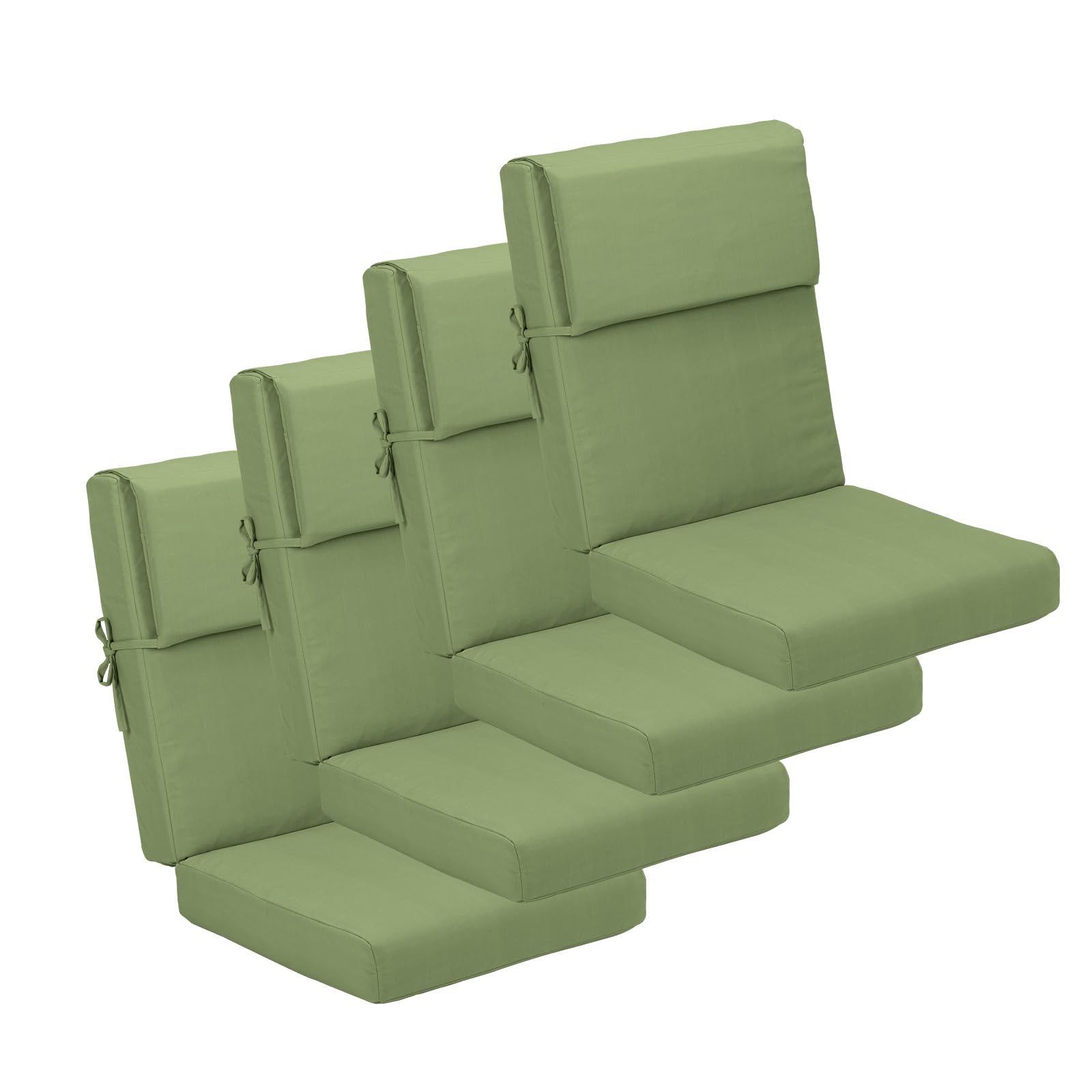 BPS Outdoor Chair Cushion Set of 4 - 45.3