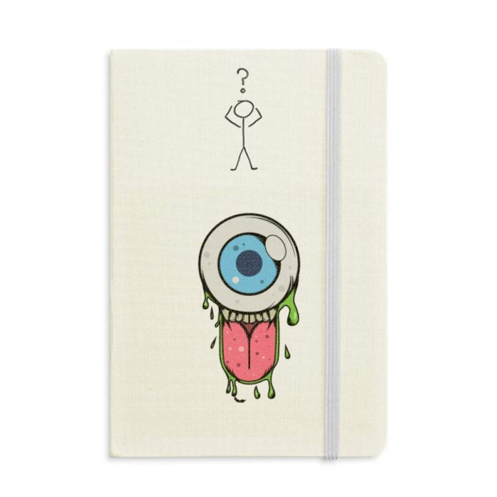 Universe and Alien Halloween Monster Question Notebook - Classic A5 Journal Diary for School, Office & Creative Writing