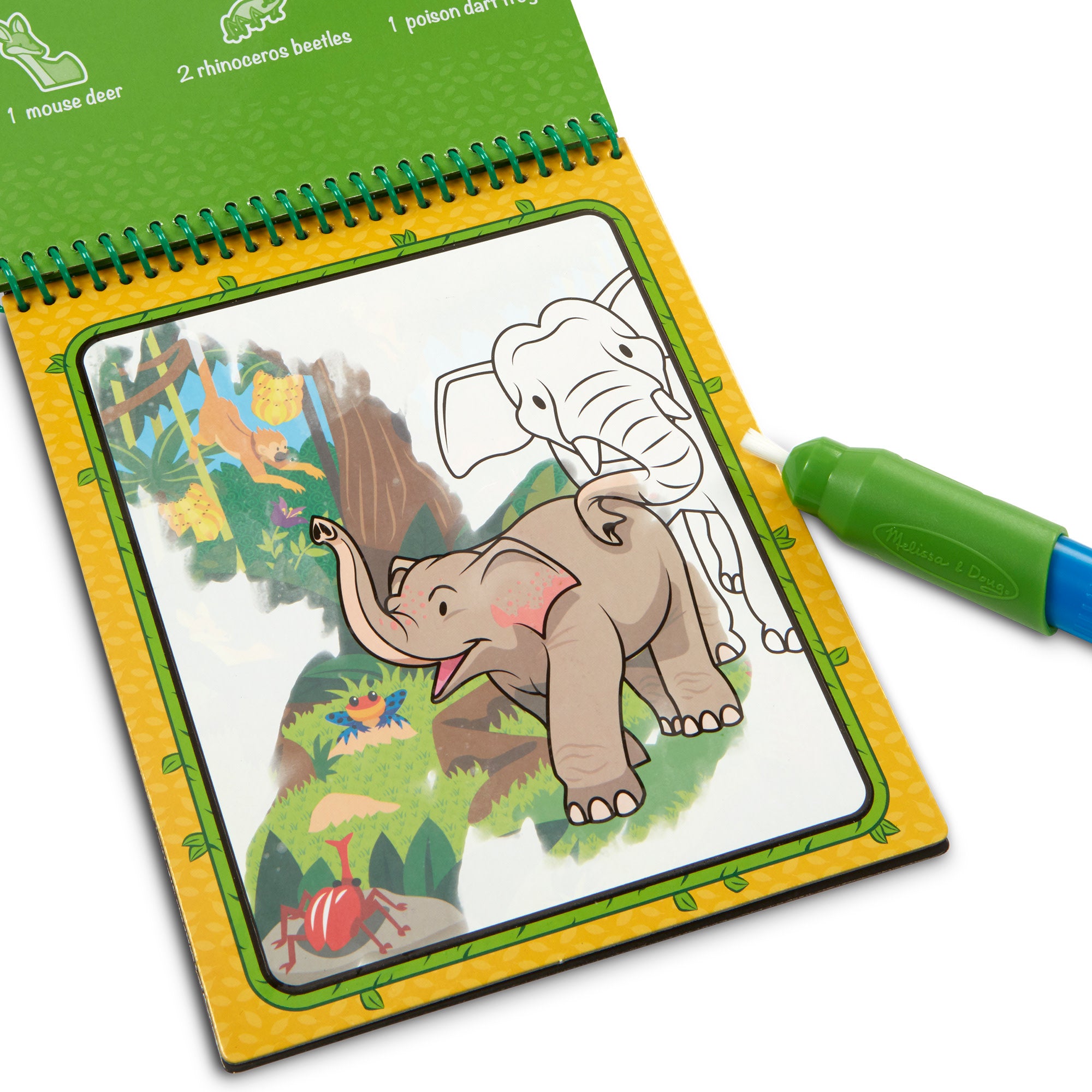 Water Wow! Reusable Water-Reveal Activity Pads - 3 Pack (Jungle, Safari, Farm) for Kids Travel & Quiet Play